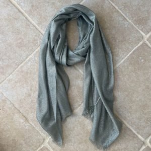 Foulard pailleté GRIS VERT