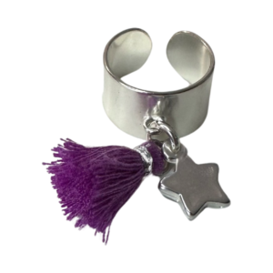 Bague FLUFFY Pompon ( Divers modèles )