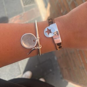 Bracelet cuir LEOPARD