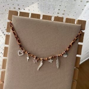 Collier CHARMS Leopard